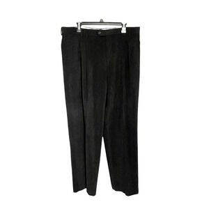 St. Croix Men's Wool Blend Made in Italy Soft Corduroy Black‎ Pants 38x31